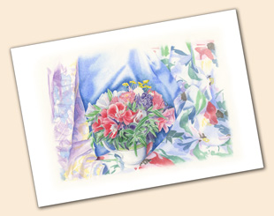 flowers greeting card